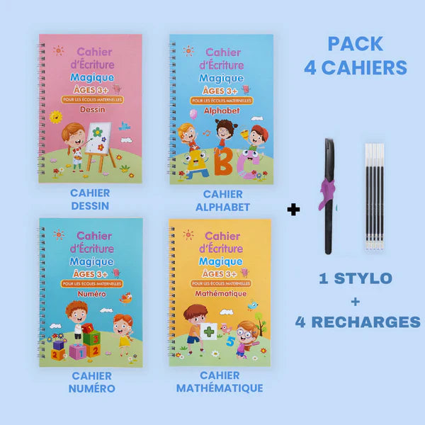 Le Pack des cahiers et stylos magique ™