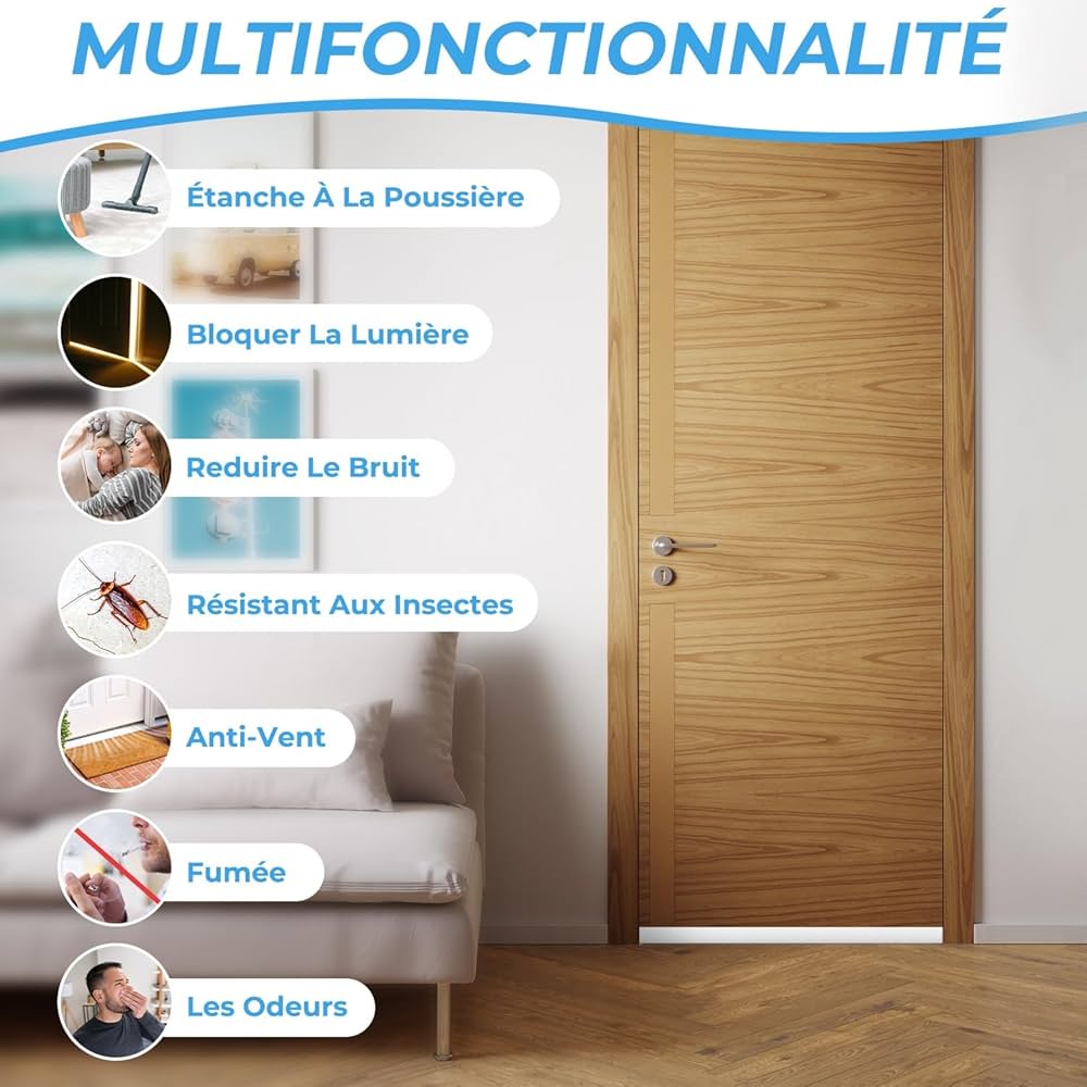 Bas de Porte Magique® – La solution contre la poussière et les insectes !