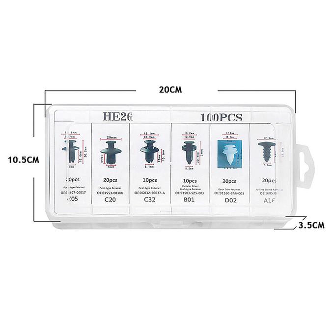 AutoSafe Pack™ 100 pièces Polyvalentes